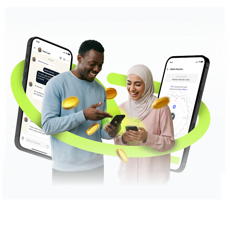 People using Wahda app